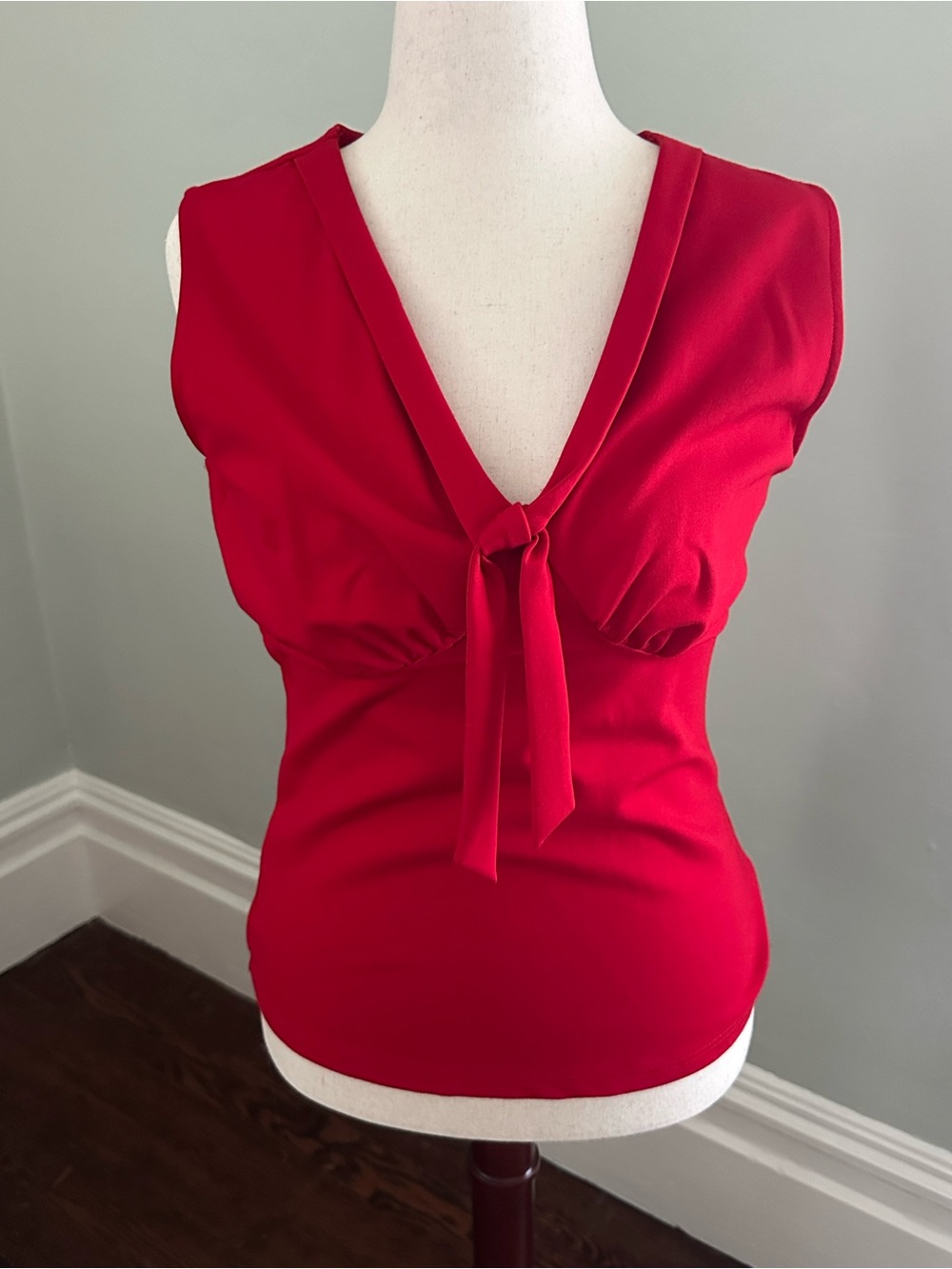 Voodoo Vixen Red Tie-Neck Sleeveless Camisole
